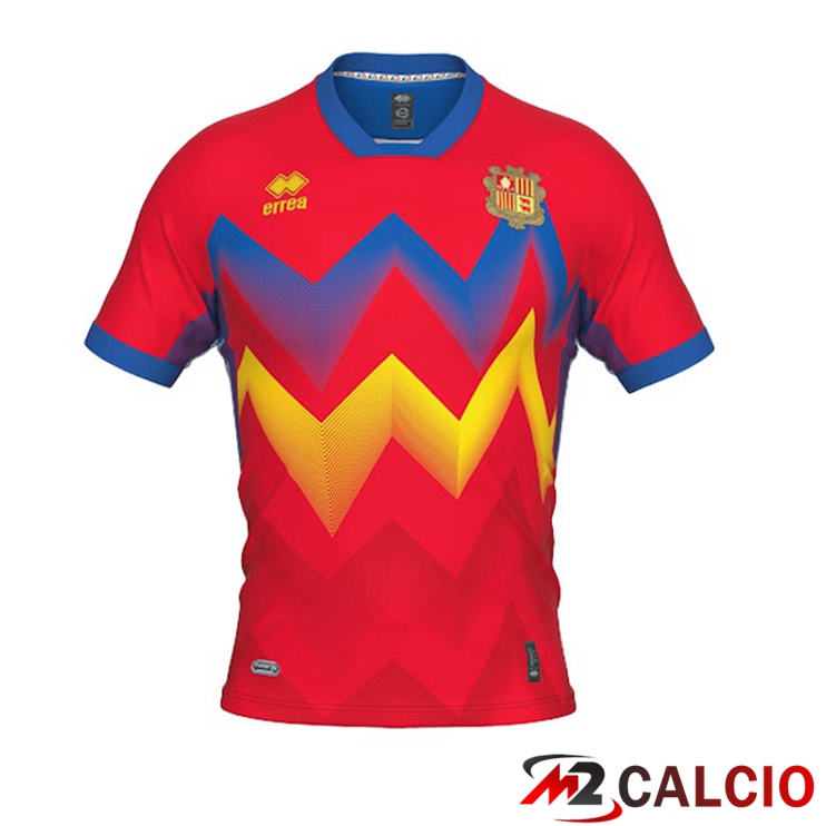 Maglie Calcio Personalizzate,Tute Calcio Squadre,Maglia Nazionale Italiana Calcio | Maglie Nazionali Calcio Andorra Prima Rosso 2022/2023