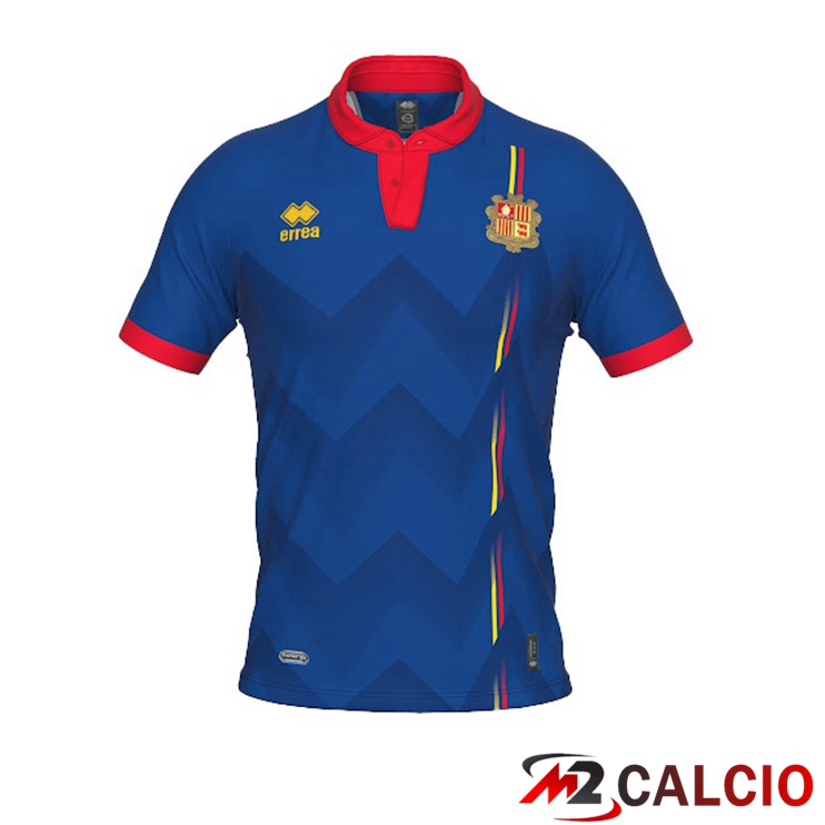 Maglie Calcio Personalizzate,Tute Calcio Squadre,Maglia Nazionale Italiana Calcio | Maglie Nazionali Calcio Andorra Seconda Blu 2022/2023