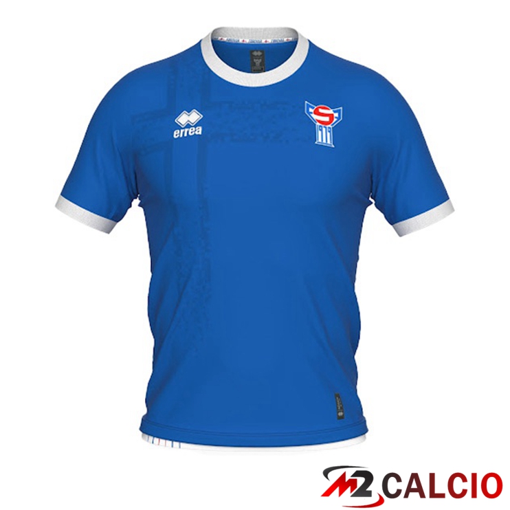 Maglie Calcio Personalizzate,Tute Calcio Squadre,Maglia Nazionale Italiana Calcio | Maglie Nazionali Calcio Isole Faroe Seconda Blu 2022/2023