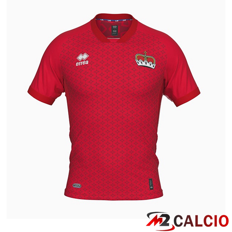 Maglie Calcio Personalizzate,Tute Calcio Squadre,Maglia Nazionale Italiana Calcio | Maglie Nazionali Calcio Liechtenstein Seconda Rosso 2022/2023