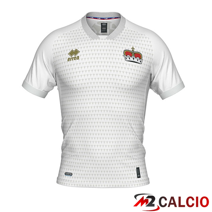 Maglie Calcio Personalizzate,Tute Calcio Squadre,Maglia Nazionale Italiana Calcio | Maglie Nazionali Calcio Liechtenstein Terza Bianco 2022/2023