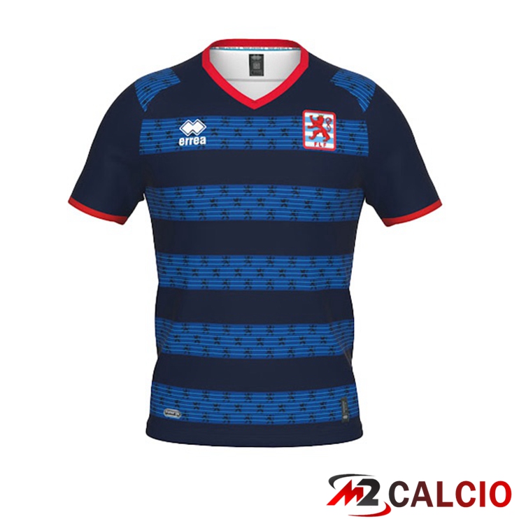 Maglie Calcio Personalizzate,Tute Calcio Squadre,Maglia Nazionale Italiana Calcio | Maglie Nazionali Calcio Lussemburgo Seconda Blu 2022/2023