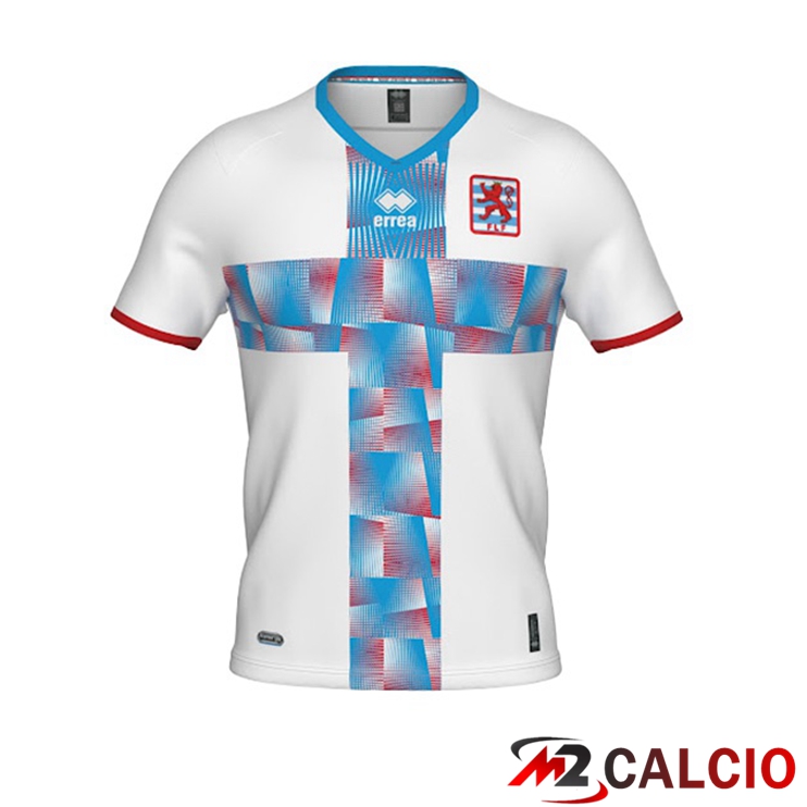 Maglie Calcio Personalizzate,Tute Calcio Squadre,Maglia Nazionale Italiana Calcio | Maglie Nazionali Calcio Lussemburgo Terza Bianco 2022/2023