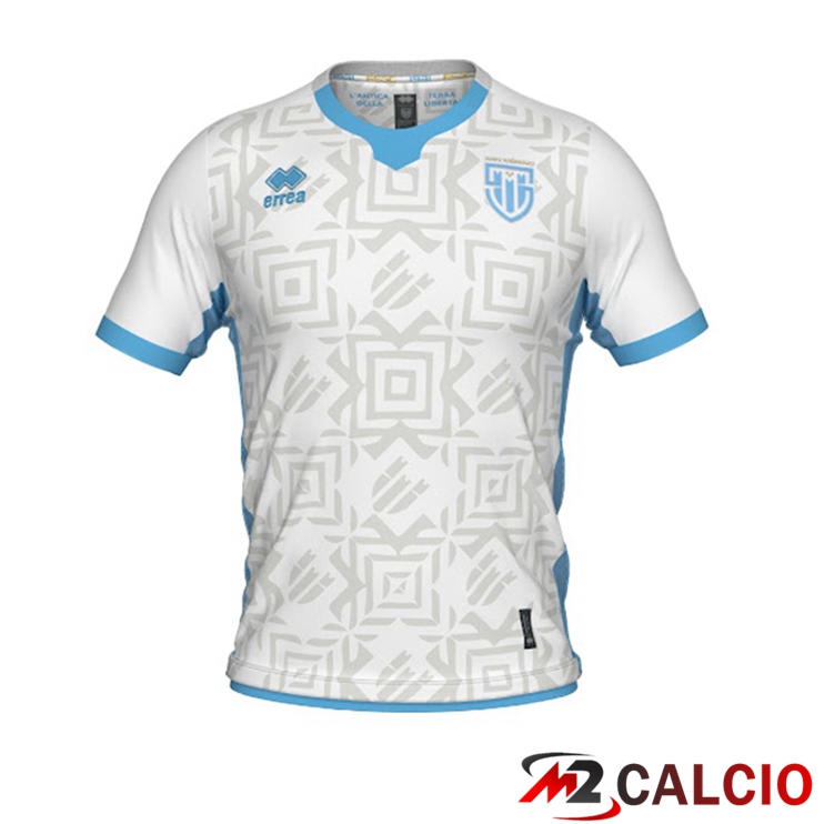 Maglie Calcio Personalizzate,Tute Calcio Squadre,Maglia Nazionale Italiana Calcio | Maglie Nazionali Calcio San Marino Terza Bianco 2022/2023