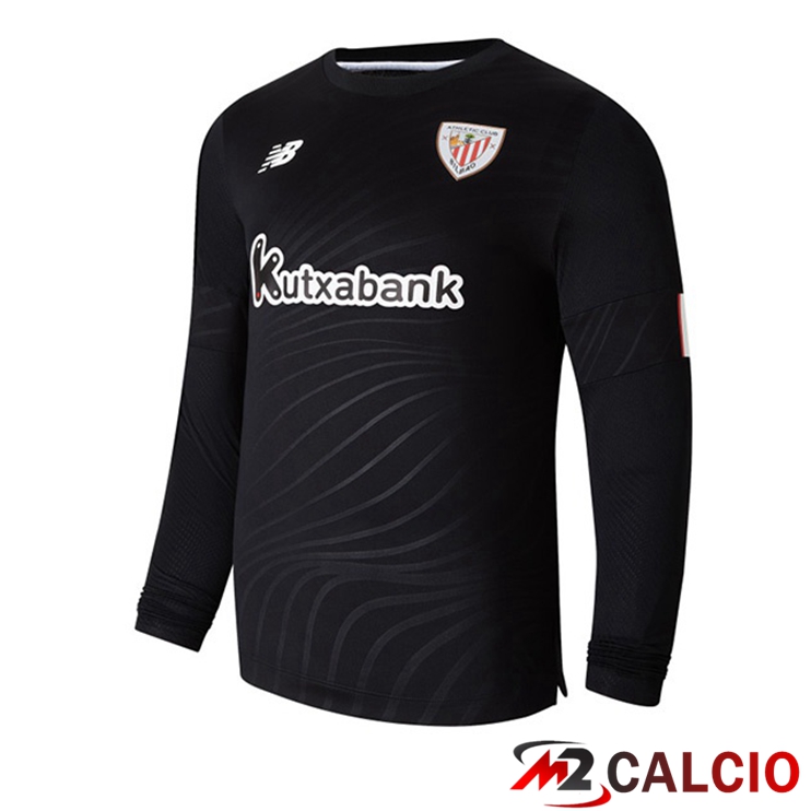Maglie Calcio Personalizzate,Tute Calcio Squadre,Maglia Nazionale Italiana Calcio | Maglie Calcio Athletic Bilbao Portiere Manica Lunga Nero 2022/2023