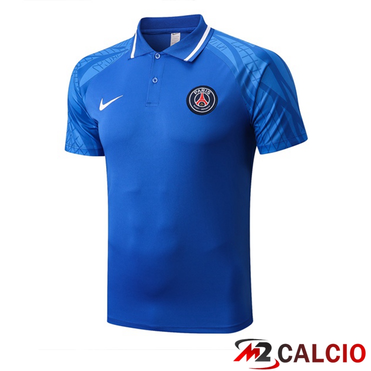 Maglie Calcio Personalizzate,Tute Calcio Squadre,Maglia Nazionale Italiana Calcio | Maglia Polo Paris PSG Blu 2022/2023