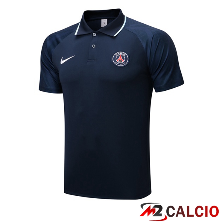 Maglie Calcio Personalizzate,Tute Calcio Squadre,Maglia Nazionale Italiana Calcio | Maglia Polo Paris PSG Blu Reale 2022/2023