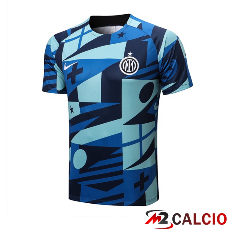 Maglie Calcio Personalizzate,Tute Calcio Squadre,Maglia Nazionale Italiana Calcio | T Shirt Allenamento Inter Milan Blu 2022/2023