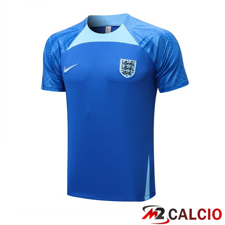 Maglie Calcio Personalizzate,Tute Calcio Squadre,Maglia Nazionale Italiana Calcio | T Shirt Allenamento Inghilterra Blu 2022/2023