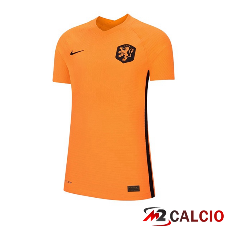 Maglie Calcio Personalizzate,Tute Calcio Squadre,Maglia Nazionale Italiana Calcio | Maglie Calcio Paesi Bassi Donna Prima Giallo Coppa delle Donne Euro 2022