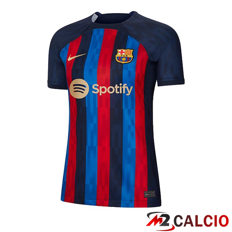 Maglie Calcio Personalizzate,Tute Calcio Squadre,Maglia Nazionale Italiana Calcio | Maglie Calcio FC Barcellona Donna Prima Rosso Blu 2022/2023