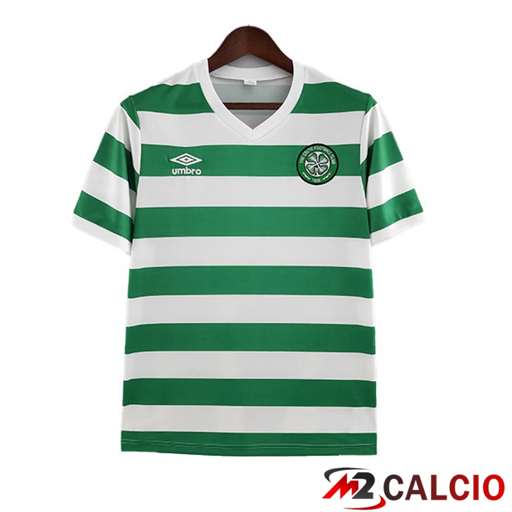 Maglie Calcio Personalizzate,Tute Calcio Squadre,Maglia Nazionale Italiana Calcio | Maglie Calcio Celtic FC Retro Prima Verde Bianco 1980-1981