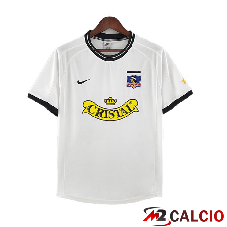 Maglie Calcio Personalizzate,Tute Calcio Squadre,Maglia Nazionale Italiana Calcio | Maglie Calcio Colo-Colo Retro Prima Bianco 2000-2001