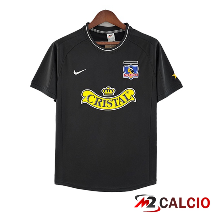 Maglie Calcio Personalizzate,Tute Calcio Squadre,Maglia Nazionale Italiana Calcio | Maglie Calcio Colo-Colo Retro Seconda Nero 2000-2001