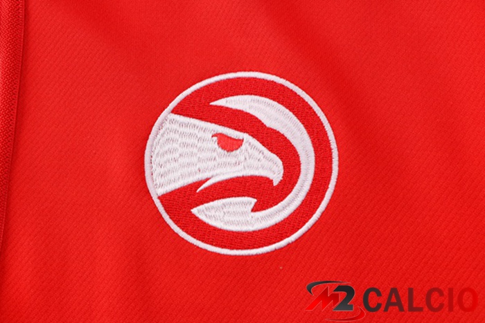 Insieme Giacca Con Cappuccio Tuta Atlanta Hawks Rosso 2022/2023