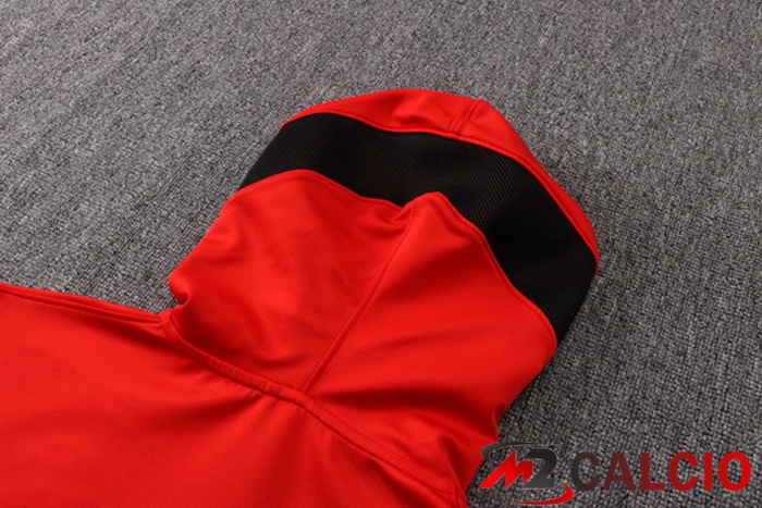 Insieme Giacca Con Cappuccio Tuta Atlanta Hawks Rosso 2022/2023