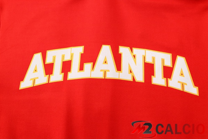 Insieme Giacca Con Cappuccio Tuta Atlanta Hawks Rosso 2022/2023