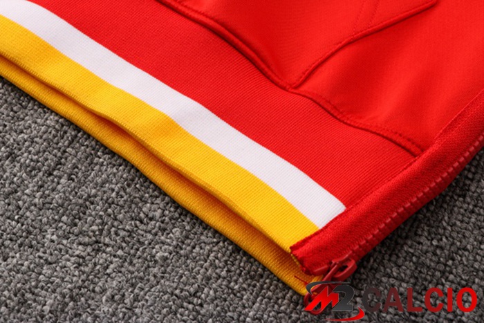 Insieme Giacca Con Cappuccio Tuta Atlanta Hawks Rosso 2022/2023