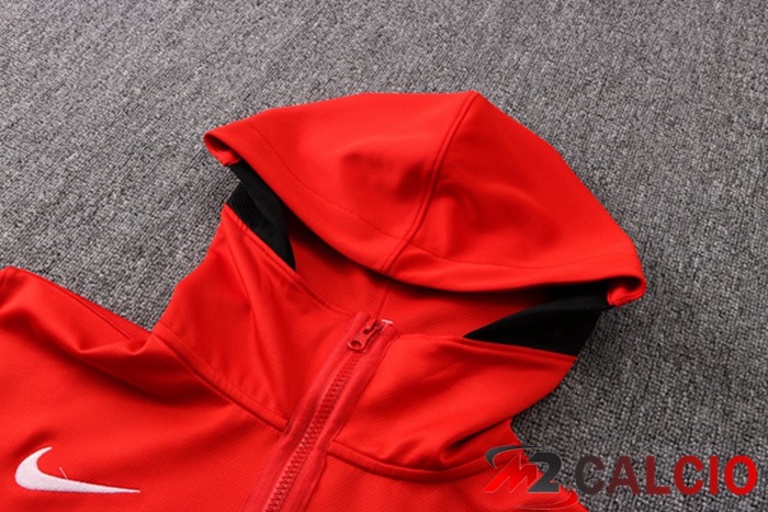 Insieme Giacca Con Cappuccio Tuta Houston Rockets Rosso 2022/2023