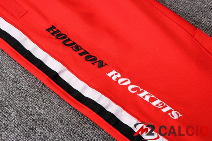 Insieme Giacca Con Cappuccio Tuta Houston Rockets Rosso 2022/2023