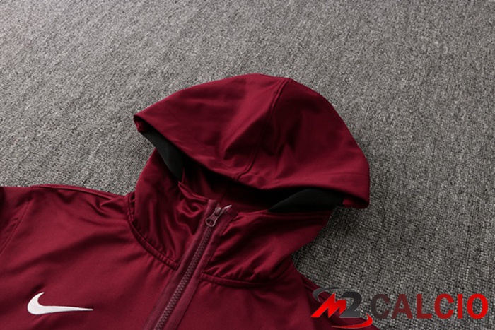 Insieme Giacca Con Cappuccio Tuta Miami Heat Rosso 2022/2023