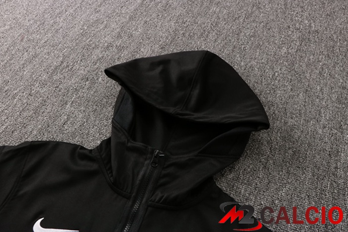 Insieme Giacca Con Cappuccio Tuta Portland Trail Blazers Nero 2022/2023