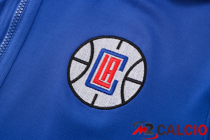 Insieme Giacca Con Cappuccio Tuta LA Clippers Blu 2022/2023