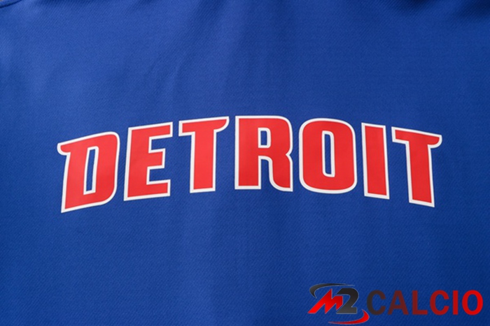 Insieme Giacca Con Cappuccio Tuta Detroit Pistons Blu 2022/2023