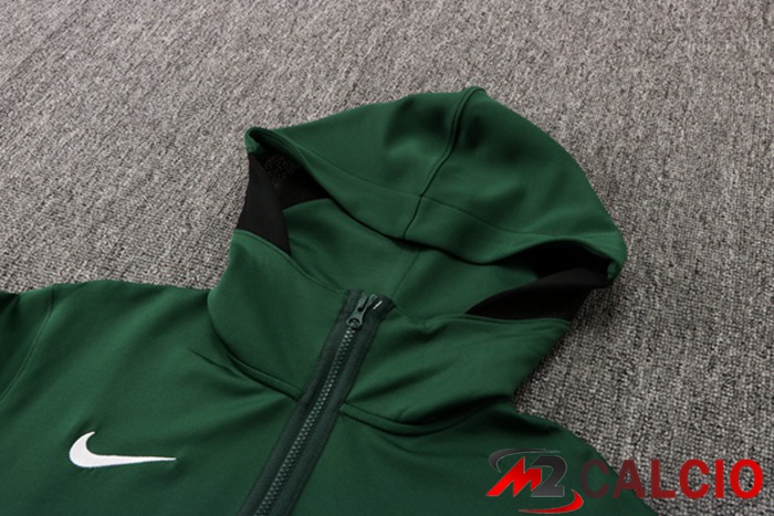 Insieme Giacca Con Cappuccio Tuta Milwaukee Bucks Verde 2022/2023