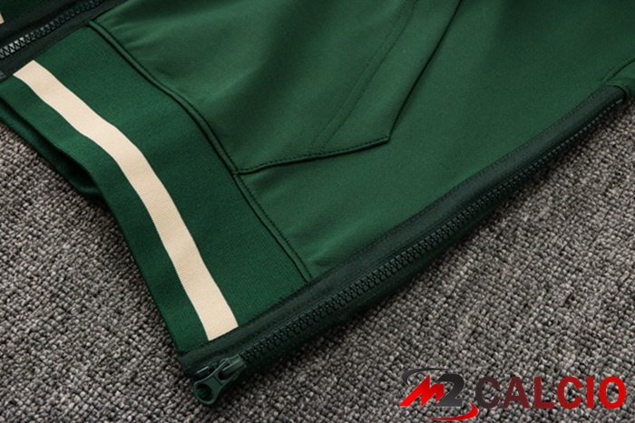 Insieme Giacca Con Cappuccio Tuta Milwaukee Bucks Verde 2022/2023