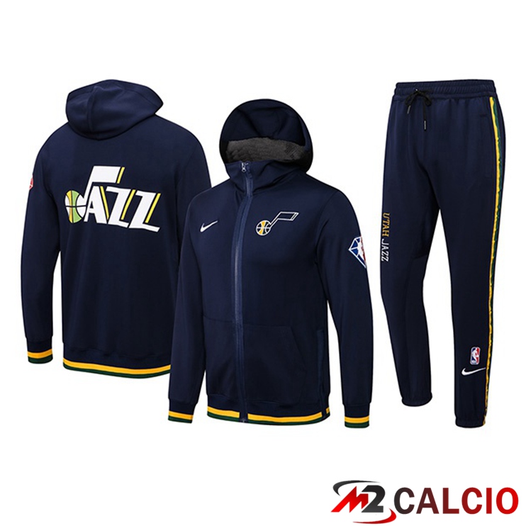 Insieme Giacca Con Cappuccio Tuta Utah Jazz Blu Reale 2022/2023