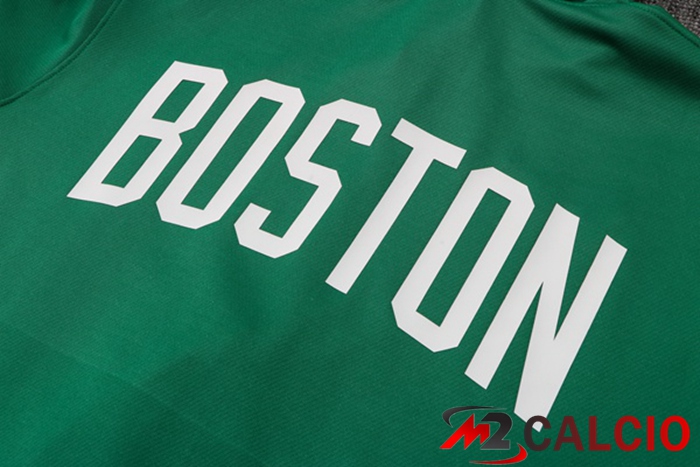Insieme Giacca Con Cappuccio Tuta Boston Celtics Verde 2022/2023