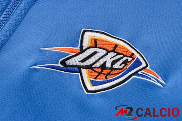 Insieme Giacca Con Cappuccio Tuta Oklahoma City Thunder Blu 2022/2023