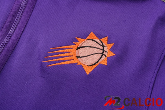 Insieme Giacca Con Cappuccio Tuta Phoenix Suns Viola 2022/2023