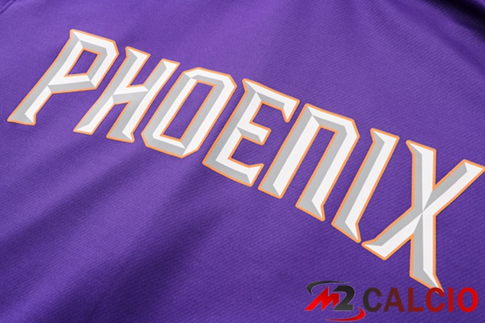 Insieme Giacca Con Cappuccio Tuta Phoenix Suns Viola 2022/2023