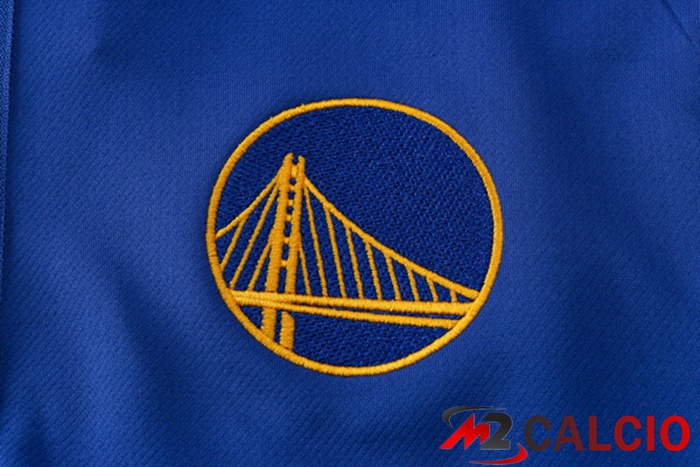 Insieme Giacca Con Cappuccio Tuta Golden State Warriors Blu 2022/2023