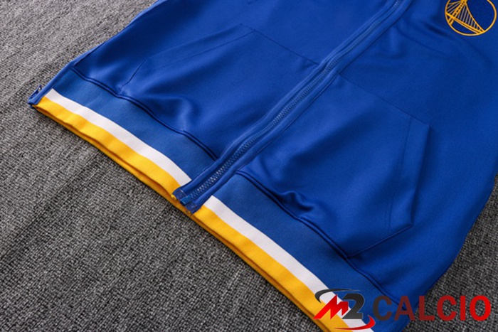 Insieme Giacca Con Cappuccio Tuta Golden State Warriors Blu 2022/2023