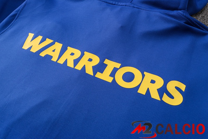 Insieme Giacca Con Cappuccio Tuta Golden State Warriors Blu 2022/2023