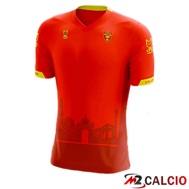 Maglie Calcio Personalizzate,Tute Calcio Squadre,Maglia Nazionale Italiana Calcio | Maglie Calcio Lecce Terza Rosso 2022/2023