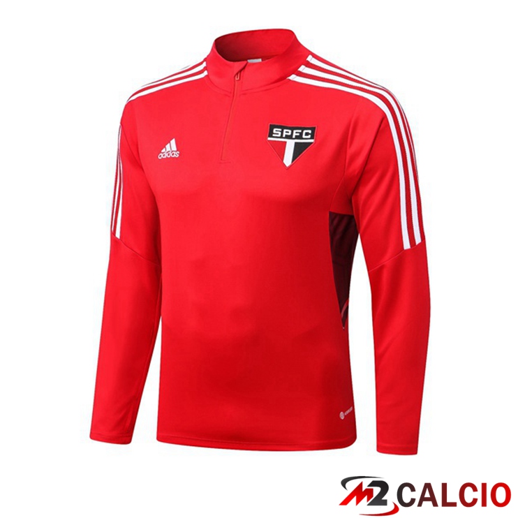 Maglie Calcio Personalizzate,Tute Calcio Squadre,Maglia Nazionale Italiana Calcio | Felpe Allenamento Sao Paulo FC Rosso 2022/2023