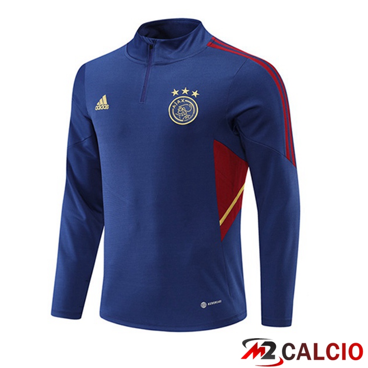 Maglie Calcio Personalizzate,Tute Calcio Squadre,Maglia Nazionale Italiana Calcio | Felpe Allenamento AFC Ajax Blu 2022/2023