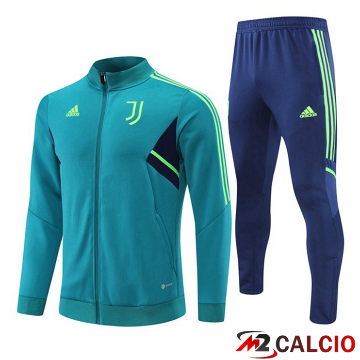 Maglie Calcio Personalizzate,Tute Calcio Squadre,Maglia Nazionale Italiana Calcio | Insieme Tuta Calcio - Giacca Juventus Verde 2022/2023