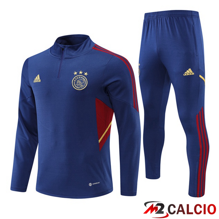 Maglie Calcio Personalizzate,Tute Calcio Squadre,Maglia Nazionale Italiana Calcio | Tuta Calcio AFC Ajax Blu 2022/2023