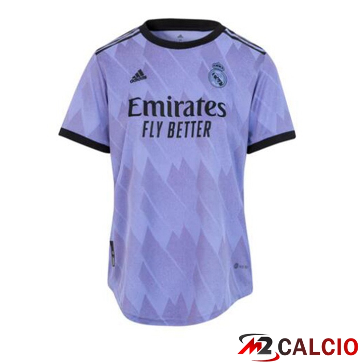 Maglie Calcio Personalizzate,Tute Calcio Squadre,Maglia Nazionale Italiana Calcio | Maglie Calcio Real Madrid Donna Seconda Porpora 2022/2023