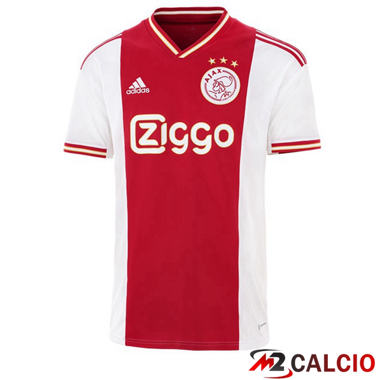 Maglie Calcio Personalizzate,Tute Calcio Squadre,Maglia Nazionale Italiana Calcio | Maglie Calcio AFC Ajax Prima Bianco Rosso 2022/2023
