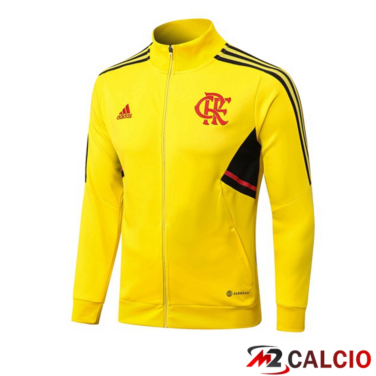 Maglie Calcio Personalizzate,Tute Calcio Squadre,Maglia Nazionale Italiana Calcio | Giacca Calcio Flamengo Giallo 2022/2023