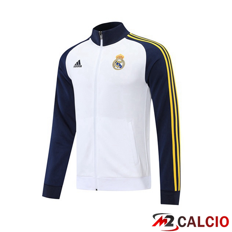 Maglie Calcio Personalizzate,Tute Calcio Squadre,Maglia Nazionale Italiana Calcio | Giacca Calcio Real Madrid Bianco 2022/2023