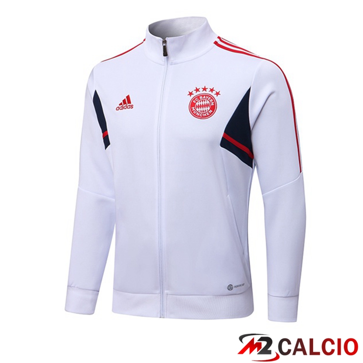 Maglie Calcio Personalizzate,Tute Calcio Squadre,Maglia Nazionale Italiana Calcio | Giacca Calcio Bayern Monaco Bianco 2022/2023