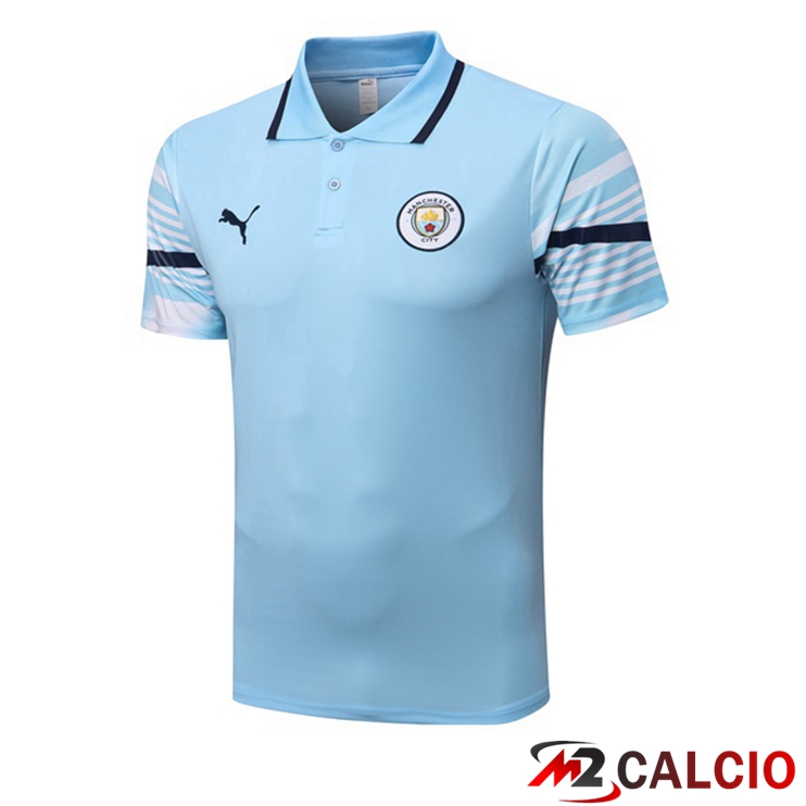 Maglie Calcio Personalizzate,Tute Calcio Squadre,Maglia Nazionale Italiana Calcio | Maglia Polo Manchester City Uomo Blu 2022/2023