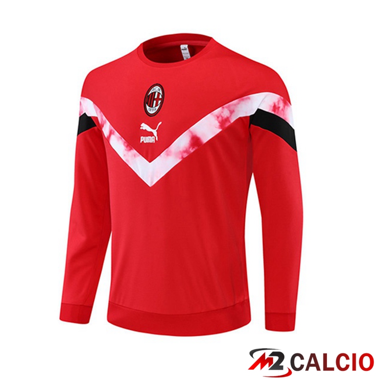 Maglie Calcio Personalizzate,Tute Calcio Squadre,Maglia Nazionale Italiana Calcio | Felpe Allenamento AC Milan Rosso 2022/2023